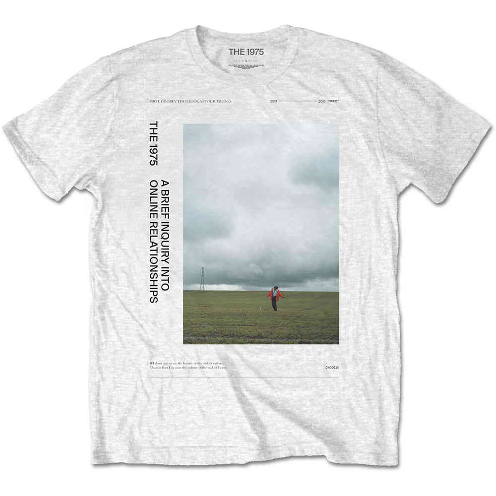 The 1975 - ABIIOR Side Fields Heren Tshirt - Wit